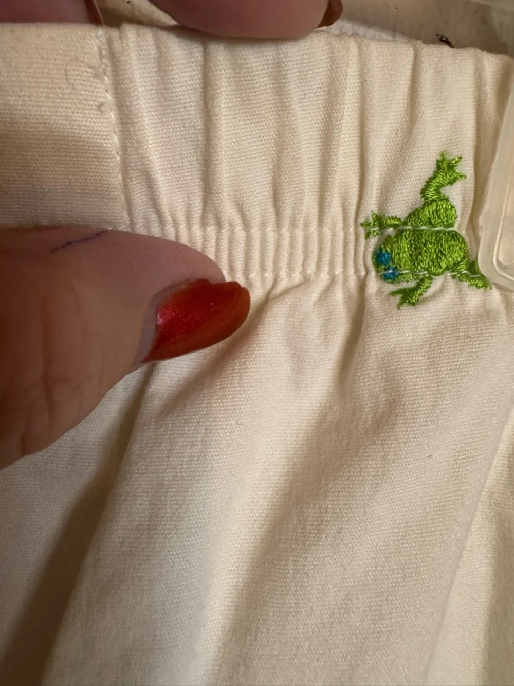 FUN & UNIQUE Capri Pants with Green Frog Embroidery SPRING/SUMMER SZ: 6 #O - Picture 5 of 8
